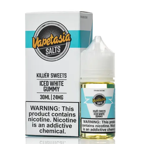 VAPETASIA SALTS - ICED WHITE GUMMY