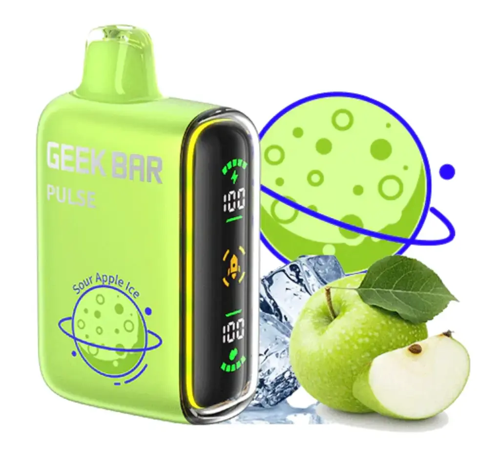 GEEK BAR PULSE - SOUR APPLE ICE