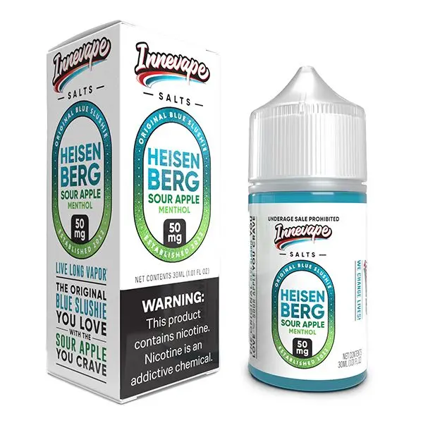 INNEVAPE SALTS - HEISENBERG SOUR APPLE MENTHOL