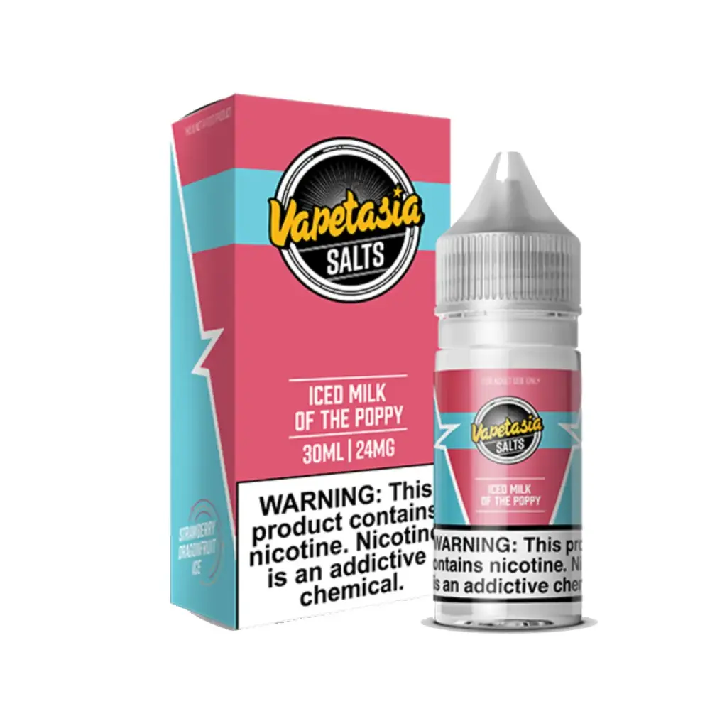 VAPETASIA SALTS - ICED MILK OF THE POPPY