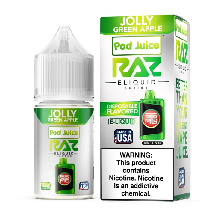 POD JUICE x RAZ SALT - JOLLY GREEN APPLE