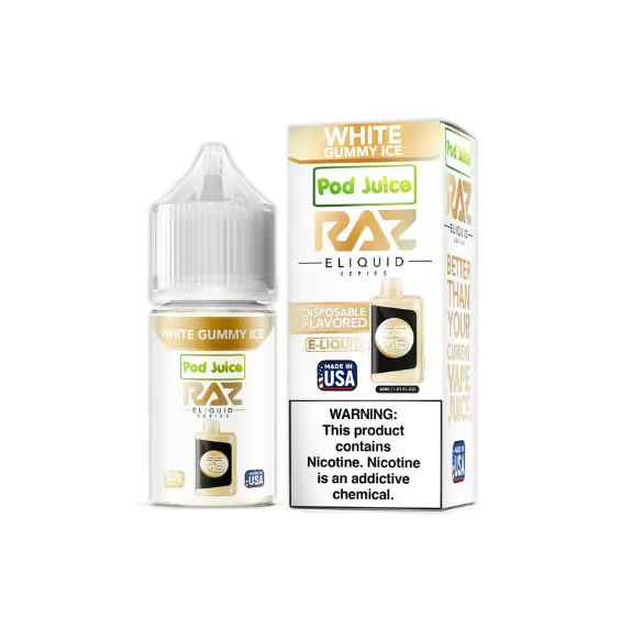 POD JUICE x RAZ SALT - WHITE GUMMY ICE