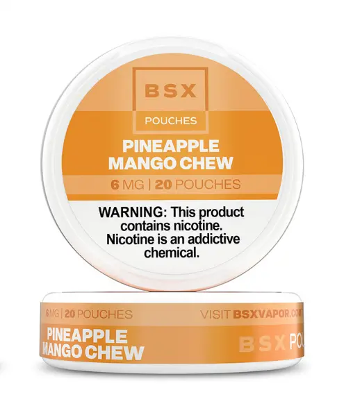 GLAS BSX POUCHES - PINEAPPLE MANGO CHEW