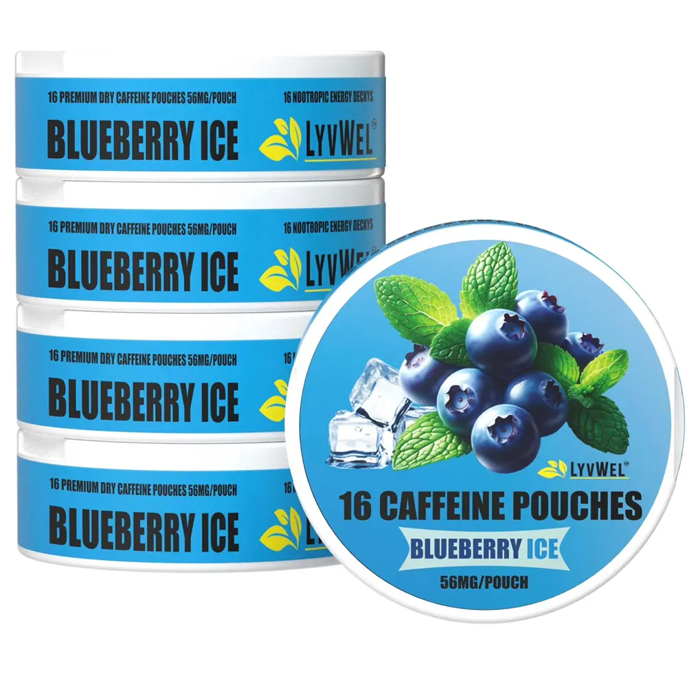 LYVWEL ENERGY POUCHES - BLUEBERRY ICE