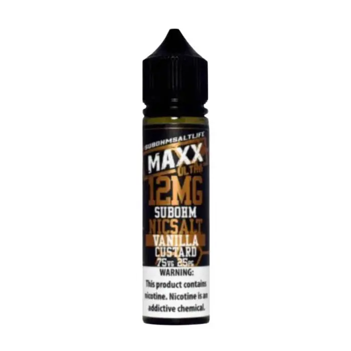 MAXX ULTRA SUBOHM SALTS - VANILLA CUSTARD