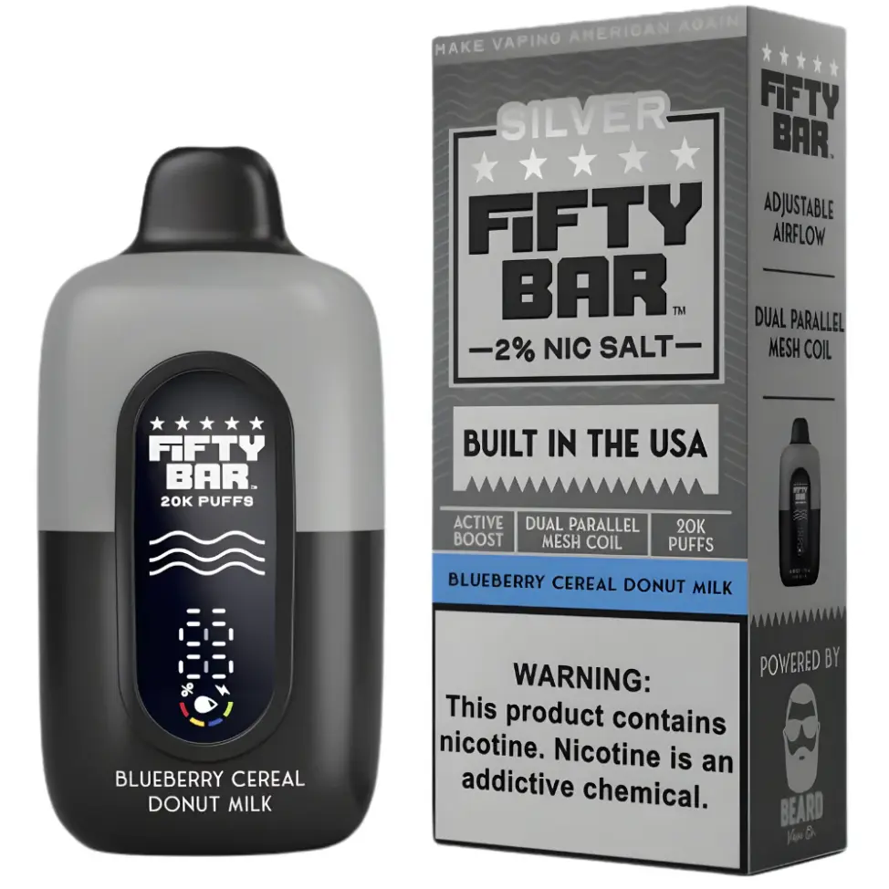 FIFTY BAR SILVER SERIES - BLUEBERRY CEREAL DONUT MILK