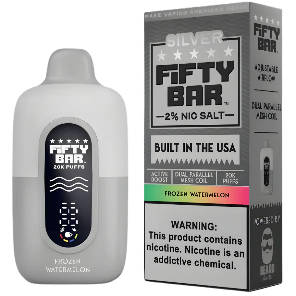 FIFTY BAR SILVER SERIES - FROZEN WATERMELON