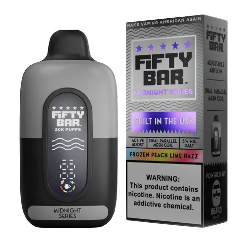 FIFTY BAR MIDNIGHT - FROZEN PEACH LIME RAZZ