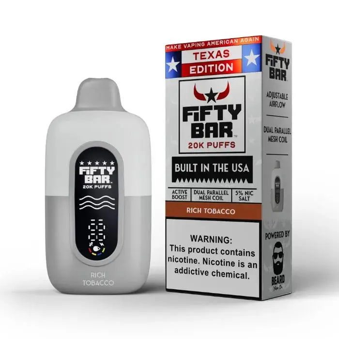 FIFTY BAR TEXAS - RICH TOBACCO