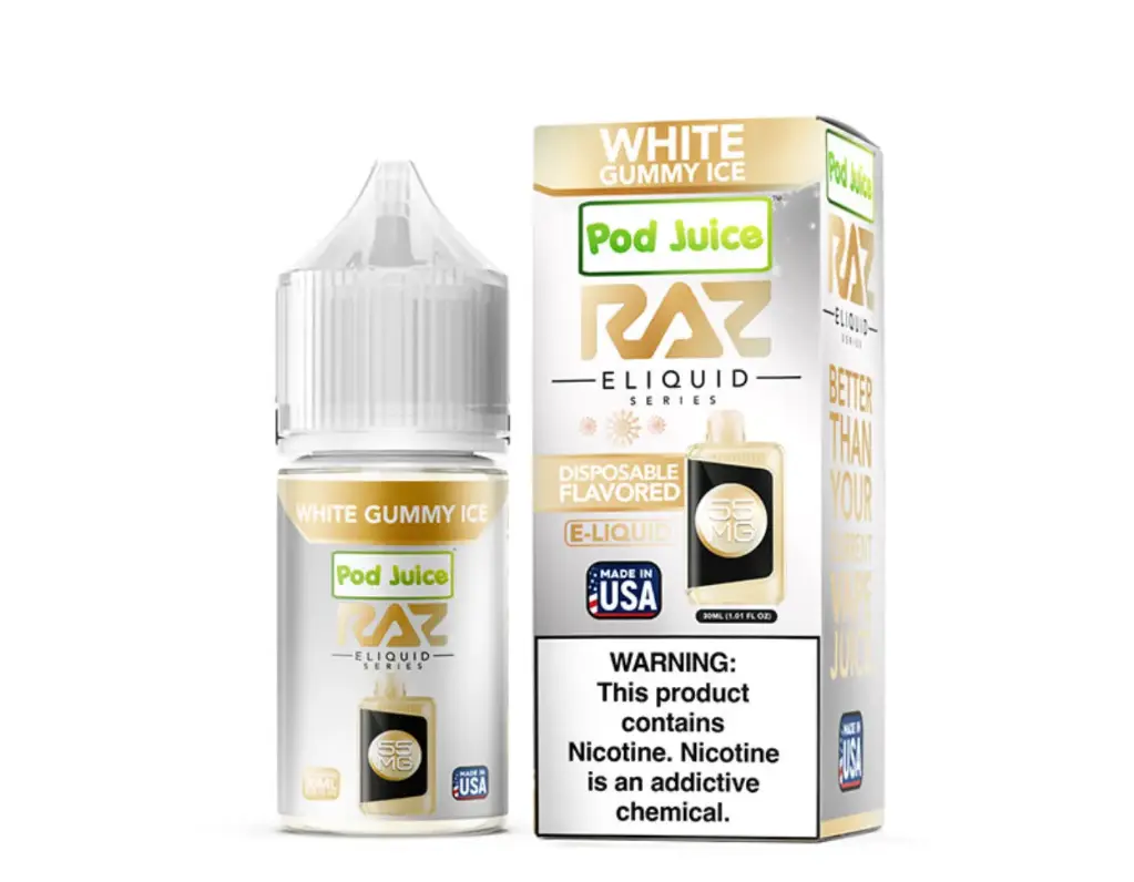 POD JUICE SALT - WHITE GUMMY ICE