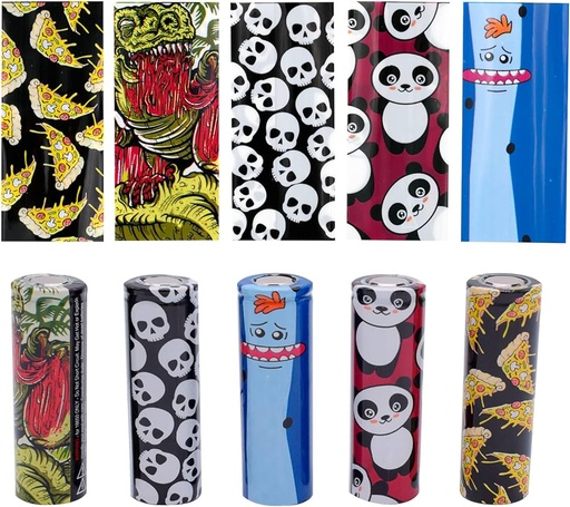 [176] BATTERY WRAPS MIX COLORS LOTS - 20700/21700