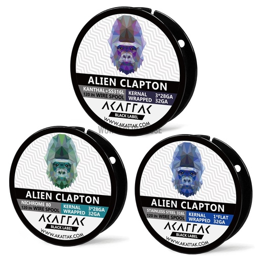 [805] AKATTAK - ALIEN CLAPTON WIRE 8.3FT x 25 RESISTENCIAS POSIBLES