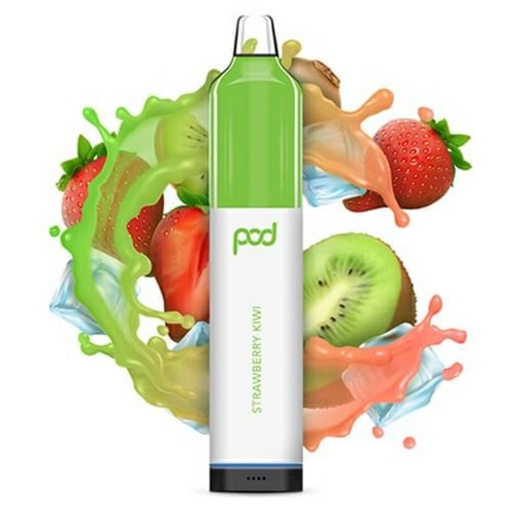 [2716] POD JUICE - FLO POD MESH V2 5500PUFFS - STRAWBERRY KIWI