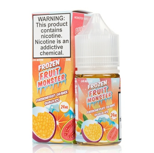 FROZEN FRUIT MONSTER SALT - PASSIONFRUIT ORANGE GUAVA ICE