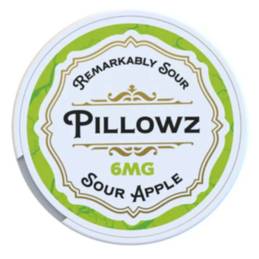 PILLOWZ NICOTINE POUCHES - SOUR APPLE