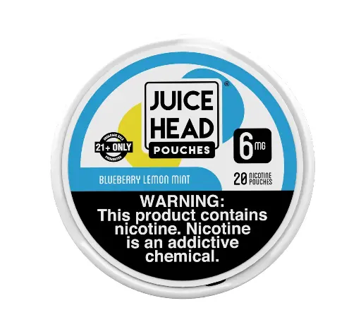 JUICE HEAD POUCHES - BLUEBERRY LEMON MINT