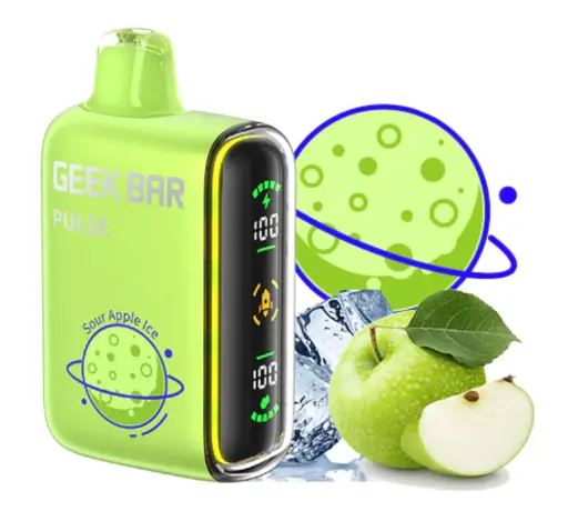 GEEK BAR PULSE - SOUR APPLE ICE
