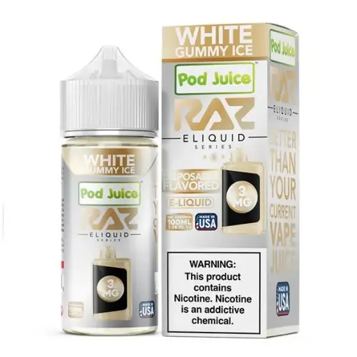 POD JUICE x RAZ - WHITE GUMMY ICE