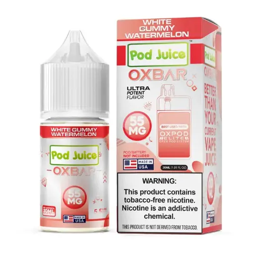 POD JUICE x OXBAR SALT- WHITE GUMMY WATERMELON