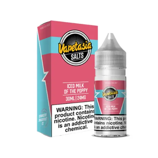 VAPETASIA SALTS - ICED MILK OF THE POPPY