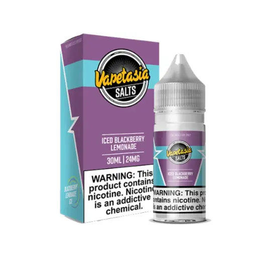 VAPETASIA SALTS - ICED BLACKBERRY LEMONADE