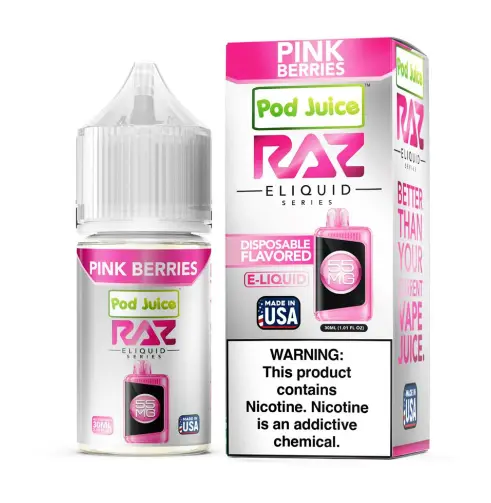 POD JUICE x RAZ SALT - PINK BERRIES