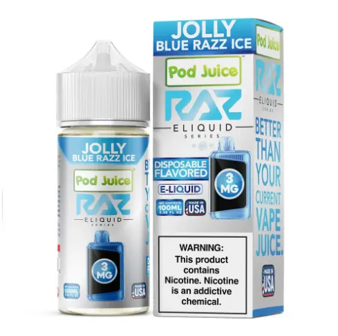 POD JUICE x RAZ - JOLLY BLUE RAZZ ICE