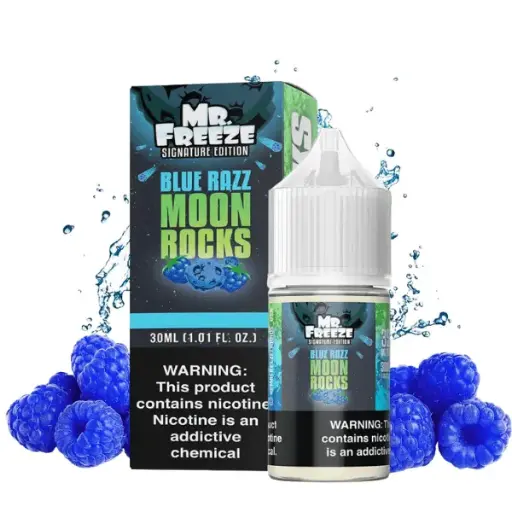 MR FREEZE SALT - MOON ROCKS BLUE RAZZ FROST