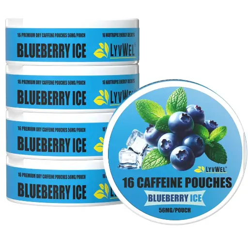 LYVWEL ENERGY POUCHES - BLUEBERRY ICE