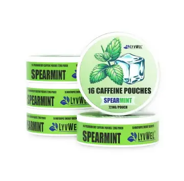 LYVWEL ENERGY POUCHES - SPEARMINT