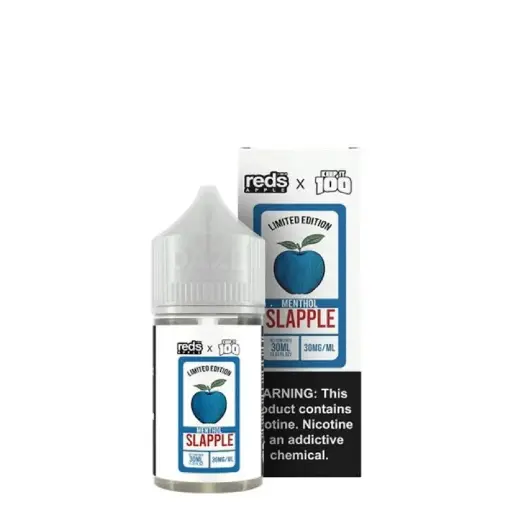 REDS APPLE X KEEP IT 100 SALT - SLAPPLE MENTHOL