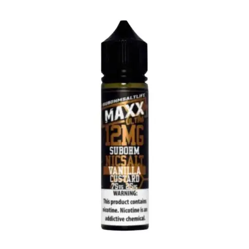 MAXX ULTRA SUBOHM SALTS - VANILLA CUSTARD