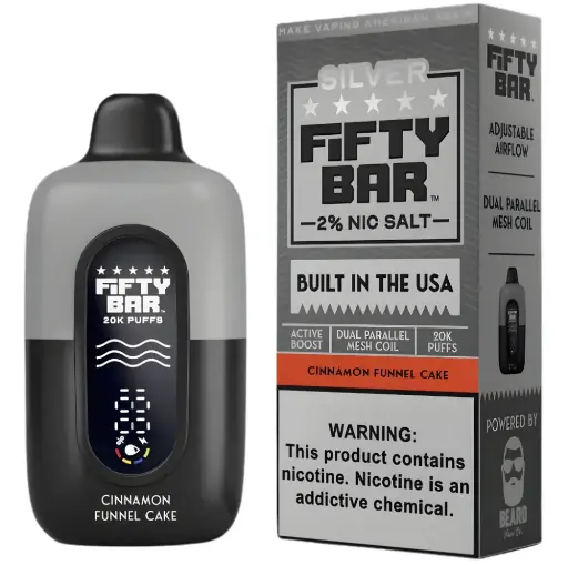 FIFTY BAR SILVER SERIES - CINNAMON FUNEL CAKE