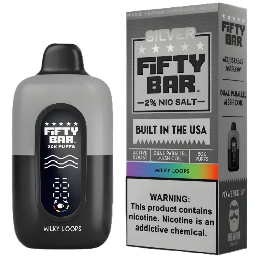 FIFTY BAR SILVER SERIES - MILKY LOOPS