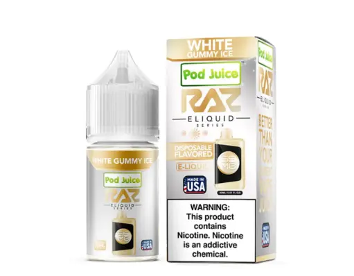 POD JUICE SALT - WHITE GUMMY ICE