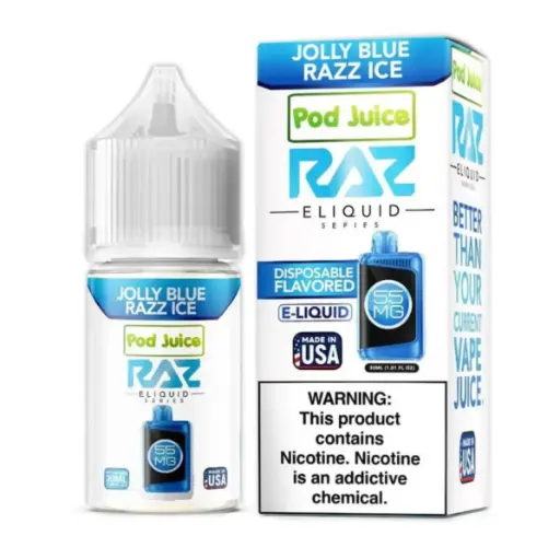POD JUICE SALT - JOLLY BLUE RAZZ ICE
